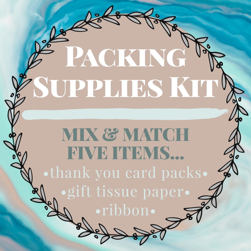 5 ITEMS! Resellers Posh Fixings Packing Kit